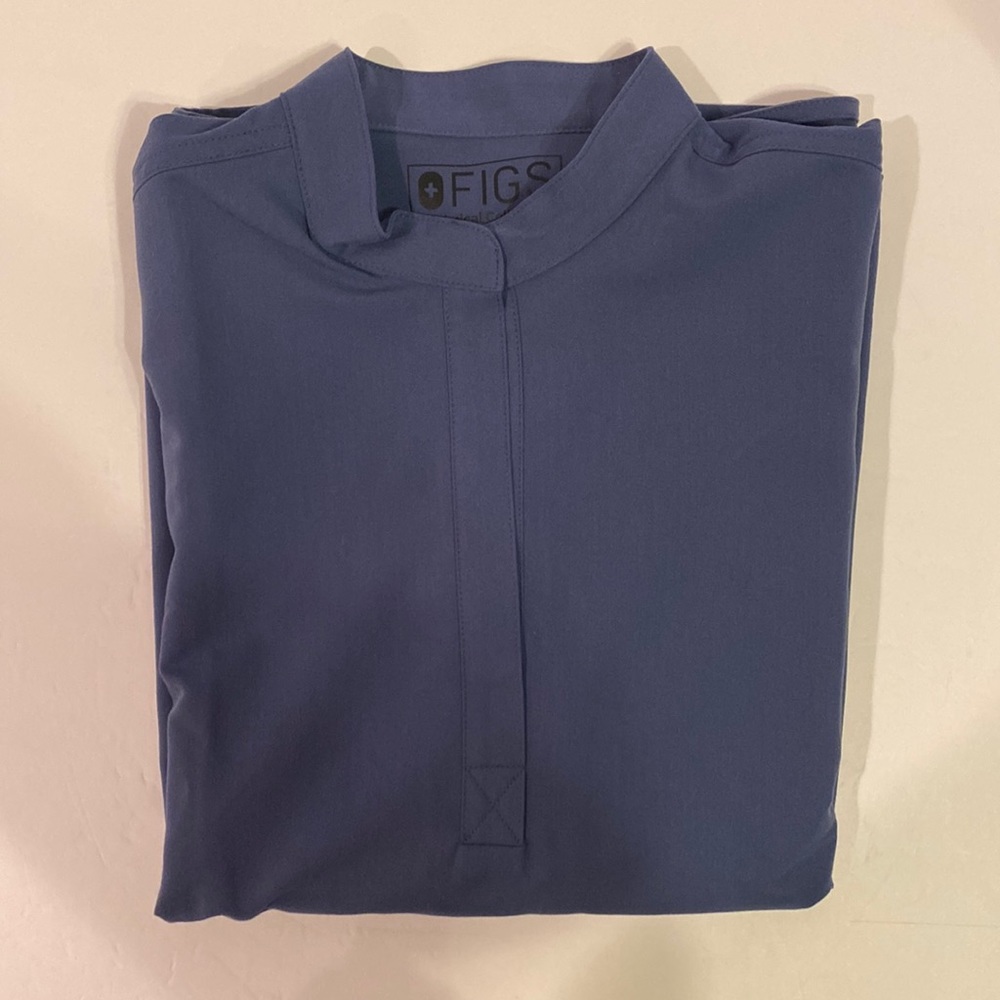 Figs Rafaela Mandarin Collar scrub top